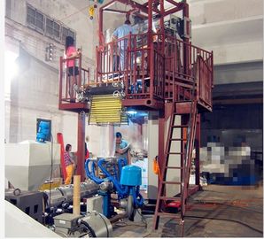 Κίνα Υψηλή παραγωγή 90-110Kg/H μηχανών ταινιών PVC περιστροφική φγμένη εργοστάσιο